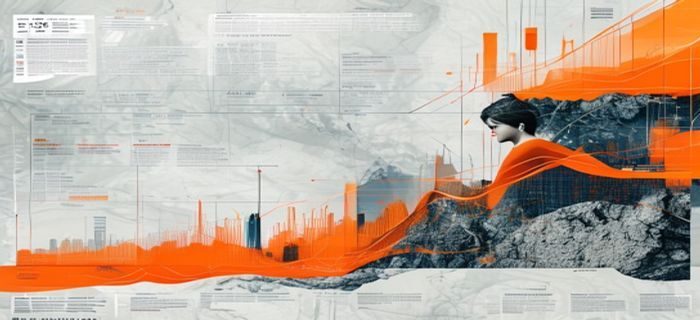 淫男乱女2026年度报告封面，大型数据可视化图表呈现在石墨灰背景上，橙色数据线条清晰醒目